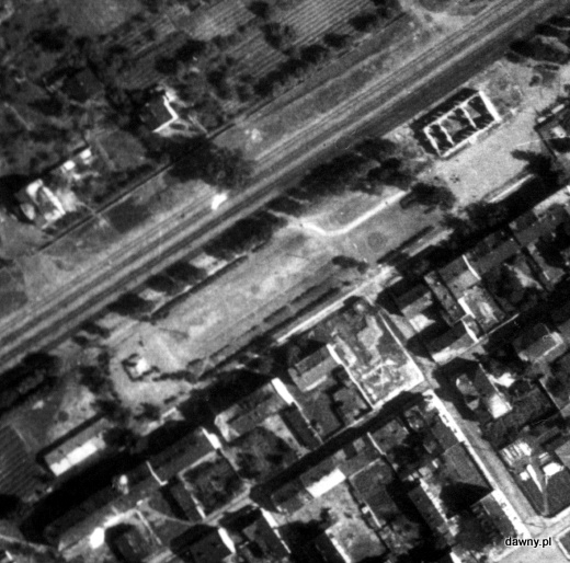 Skwer Piłsudskiego w 1947 roku