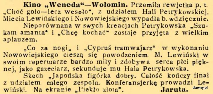 Trubadur Warszawy : kabaret artystyczny : humor, piosenki, satyra, monologi, deklamacje, kuplety, jednoaktówki : w kazdy czwartek nowy numer z nowym programem, R. 23, nr 22 (30 maja 1931)