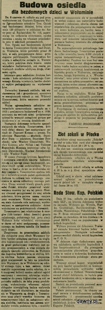 Warszawski Dziennik Narodowy. R. 2, 1936, nr 170B